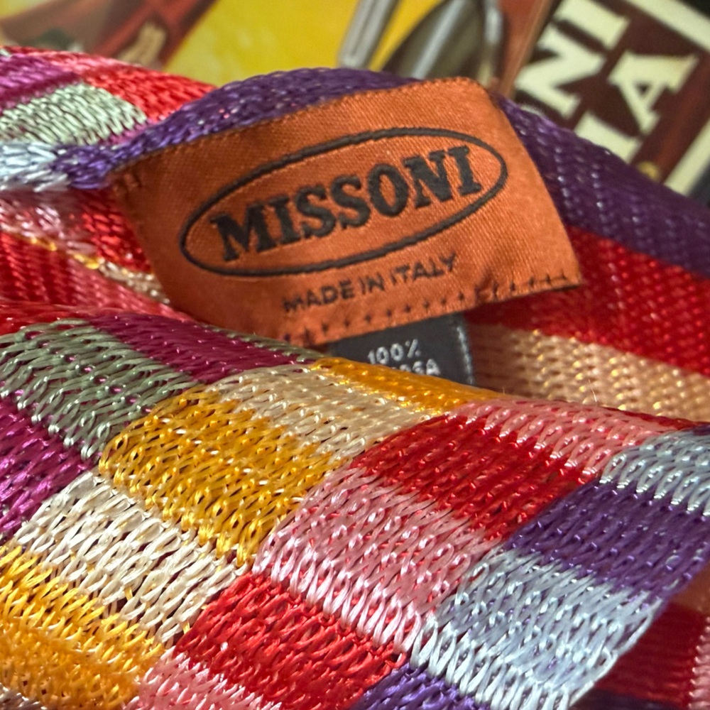 WOW POSHMARK - Authentic Missoni XL Beautiful Scarf = 84” L
